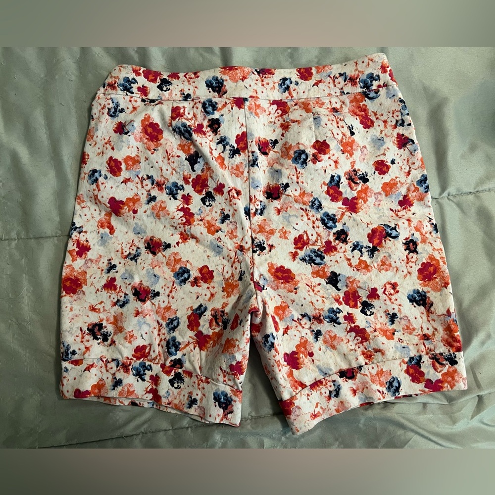 Time and Tru Floral Shorts